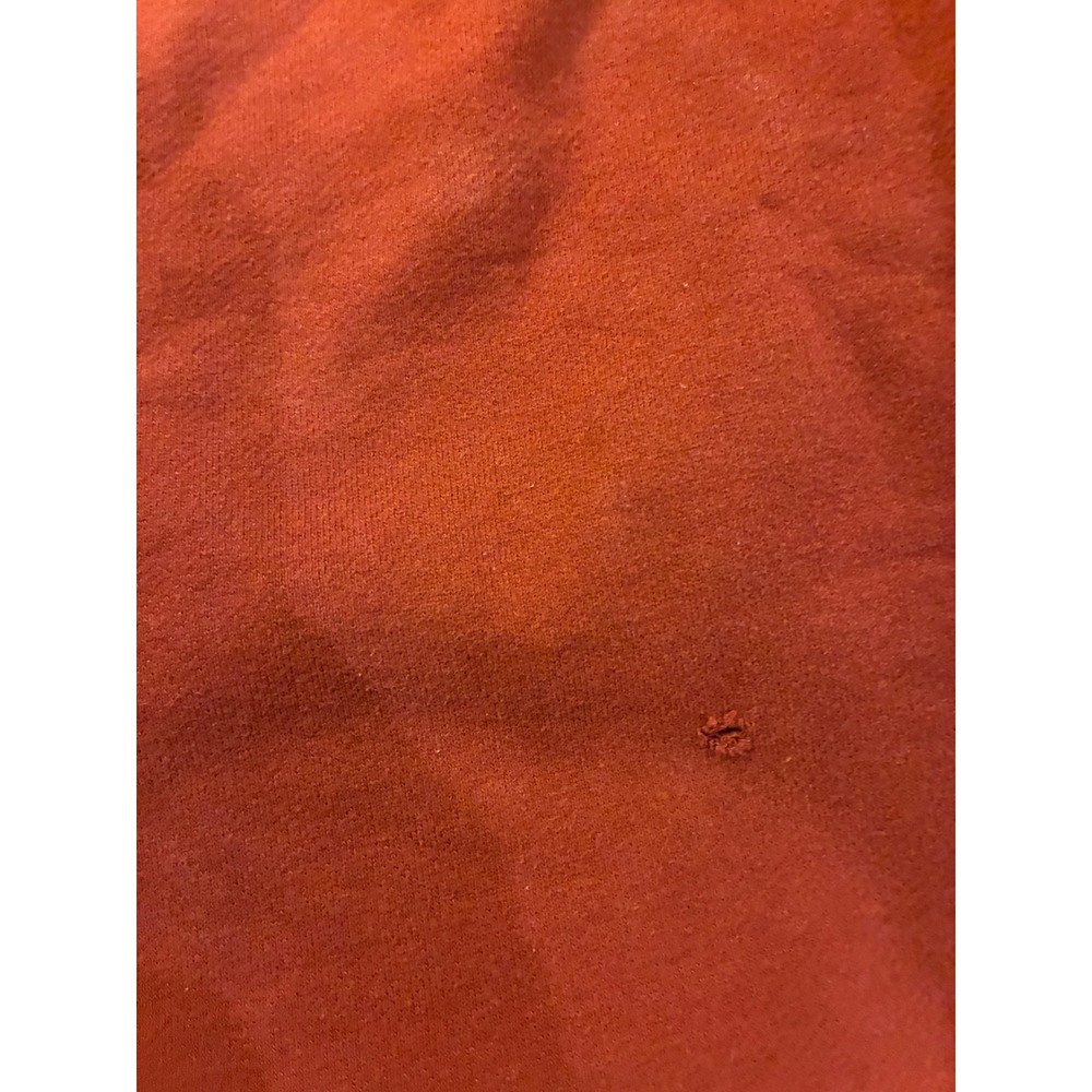 Aeropostale New York Graphic Hoodie Rust Orange Mens Small Sweatshirt 1987 Logo - Picture 4 of 7